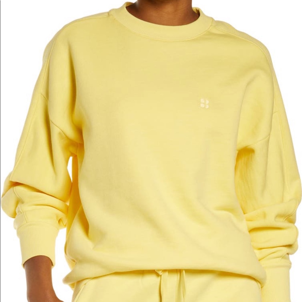 New Sweaty Betty yellow sweatshirt